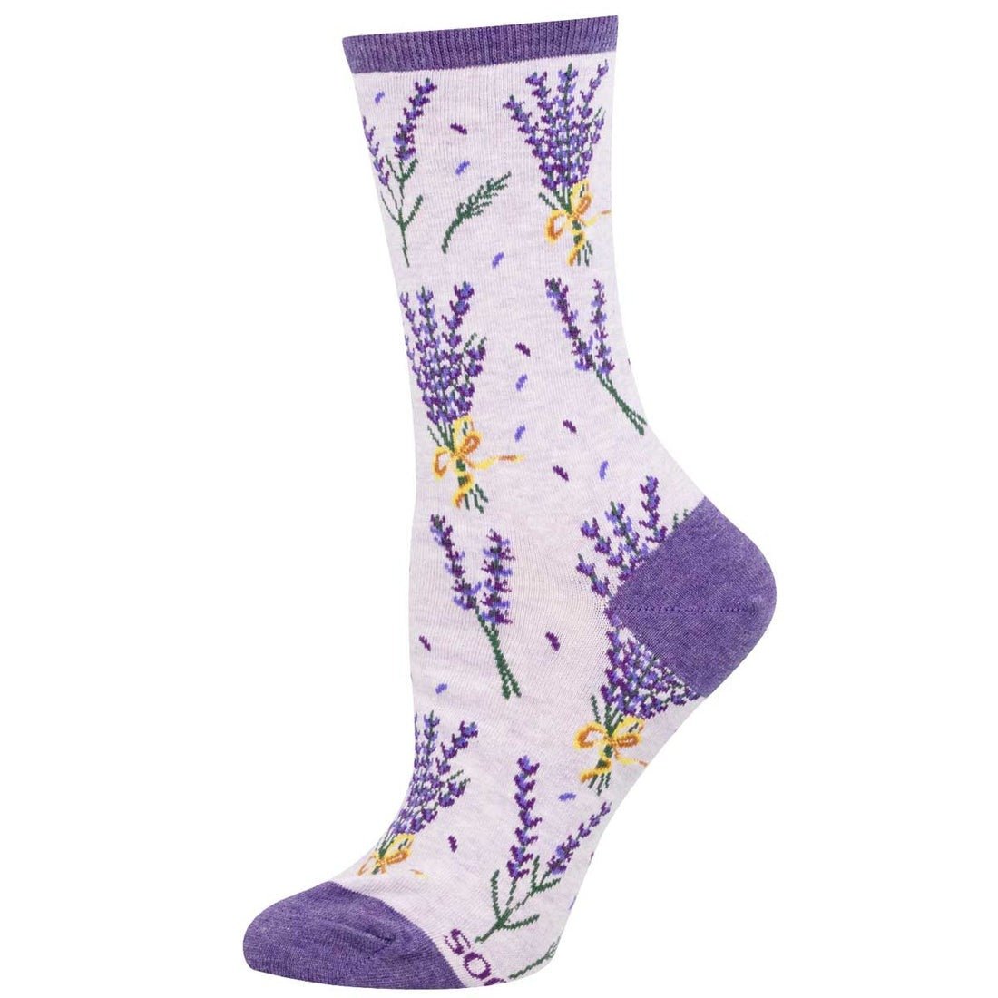 Bunches Of Lavender | Women | Purple Heather - socks - Socksmith