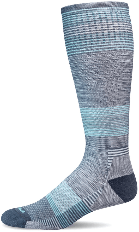 Cadence Knee High | Compression | Women | Denim - socks - Sockwell