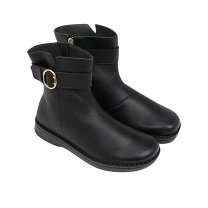Capri | Water Resistant | Leather | Black - Boot - Naot