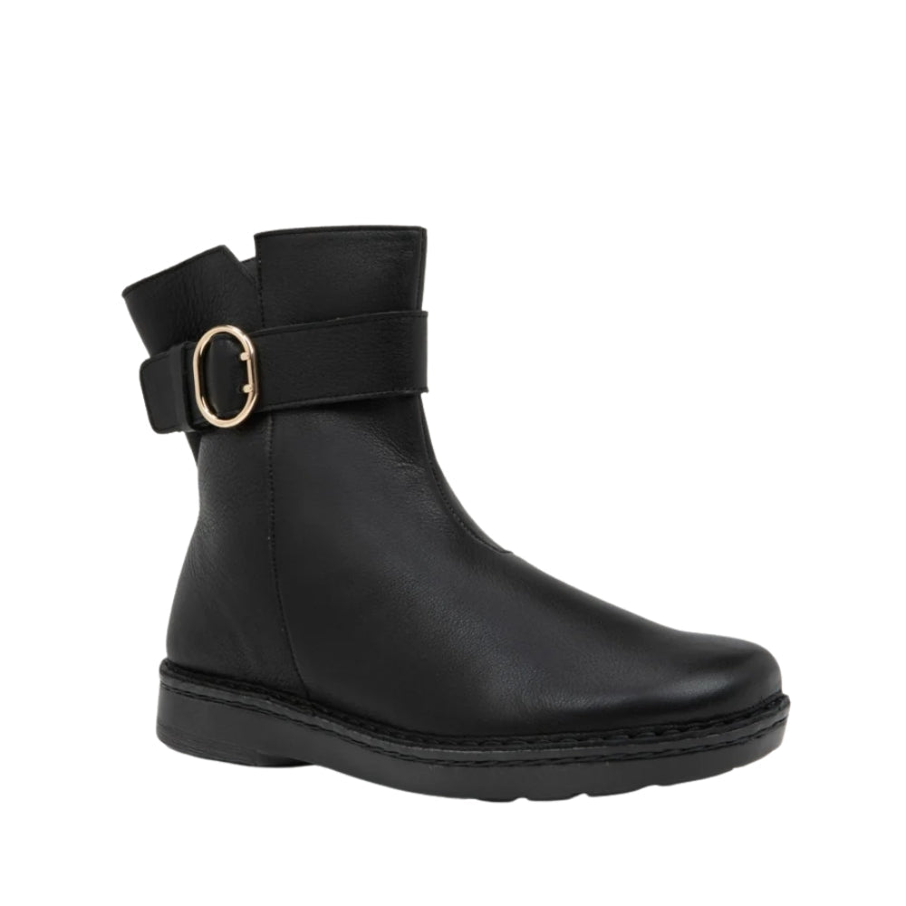 Capri | Water Resistant | Leather | Black - Boot - Naot