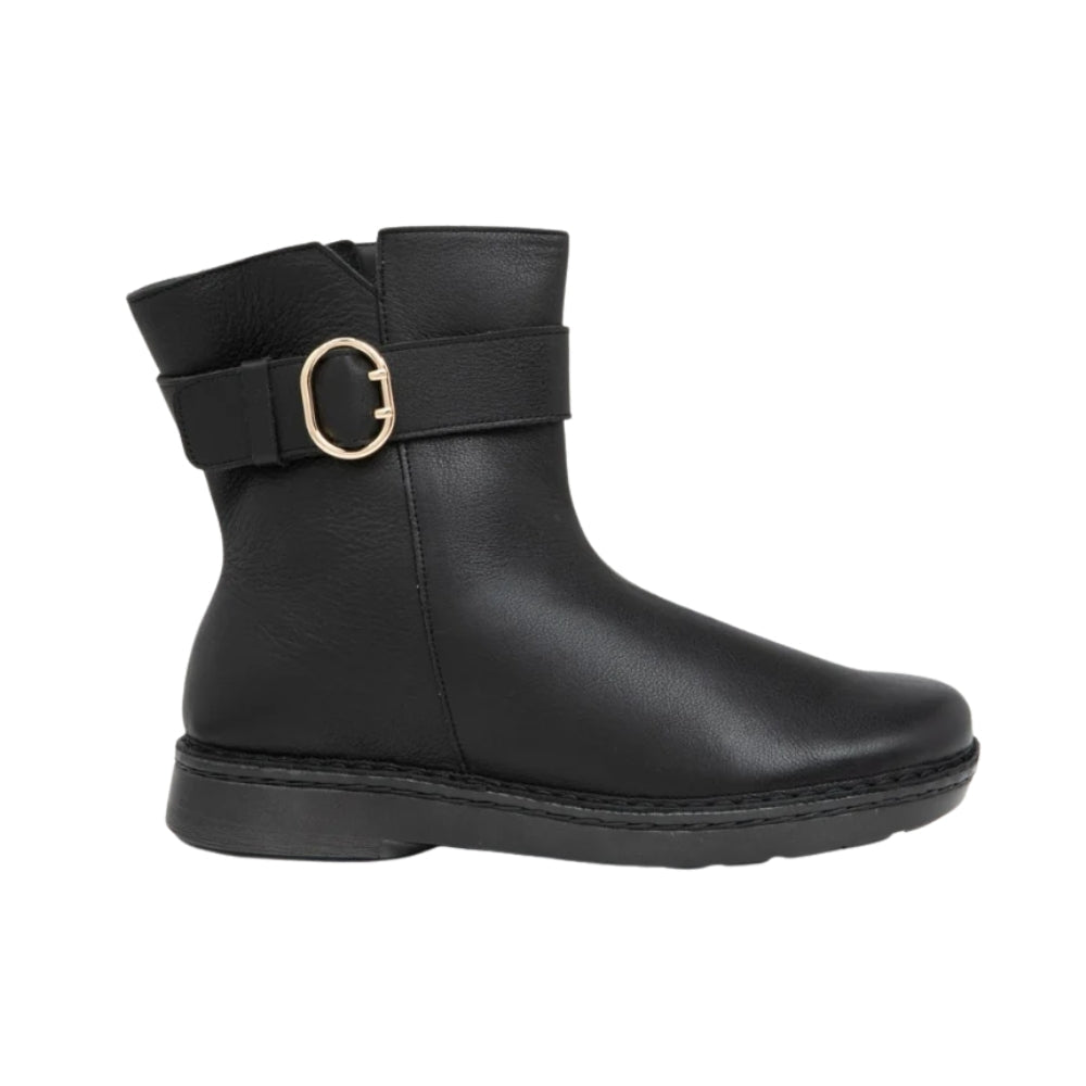 Capri | Water Resistant | Leather | Black - Boot - Naot