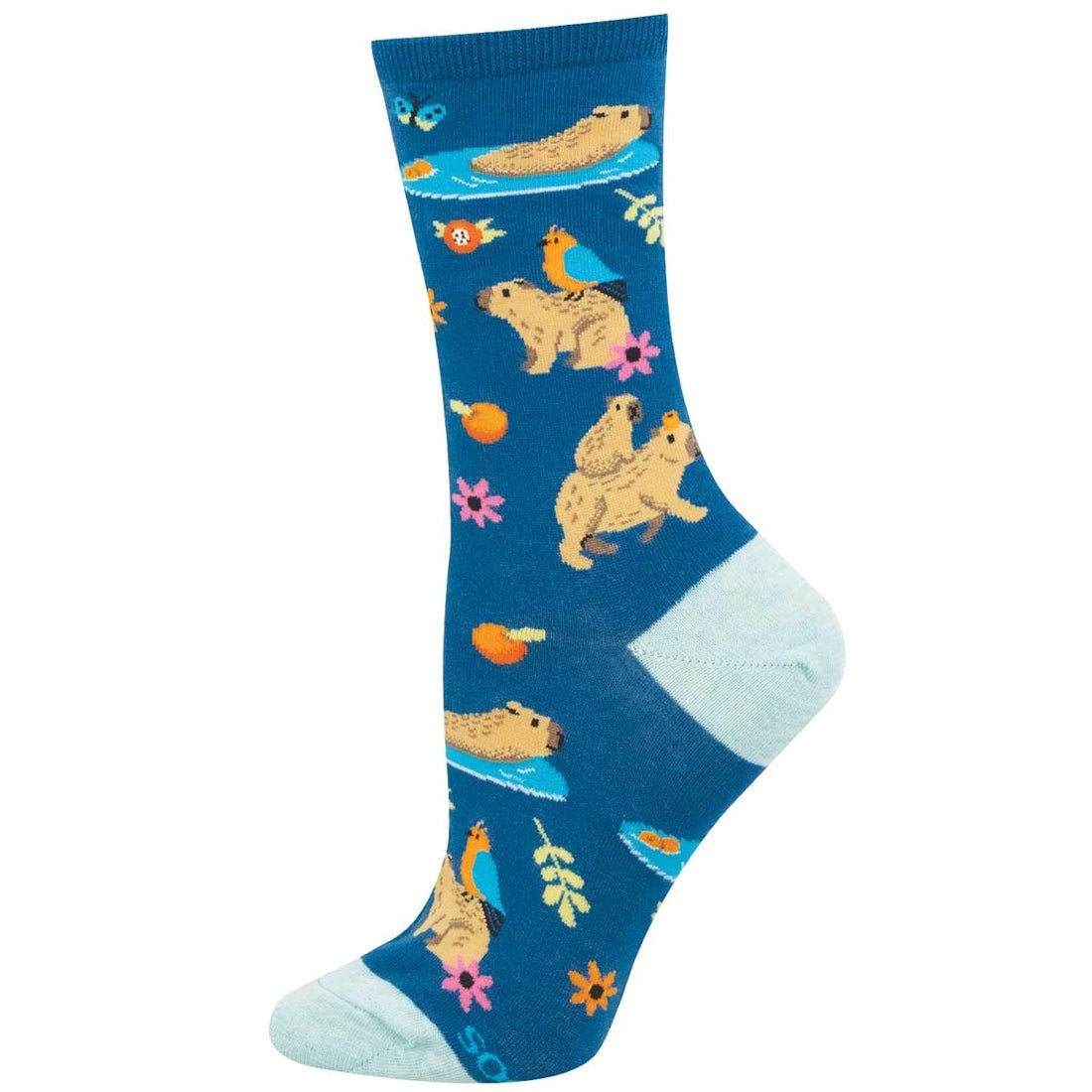 Capybara & Co. | Women | Blue - socks - Socksmith