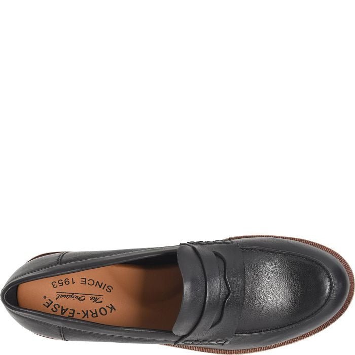 Carlisle | Leather | Black - shoe - Kork - Ease