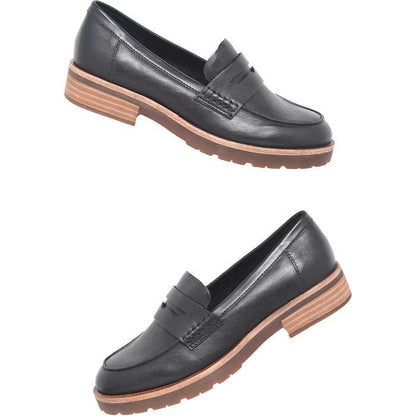 Carlisle | Leather | Black - shoe - Kork - Ease