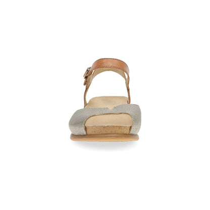 Cass | Leather | Platino/Tan - sandals - Dansko