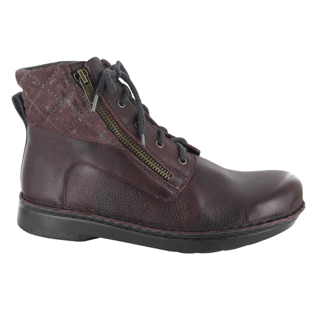 Castera | Leather/Nubuck | Soft Bordeaux/Violet/Eggplant - Boot - Naot