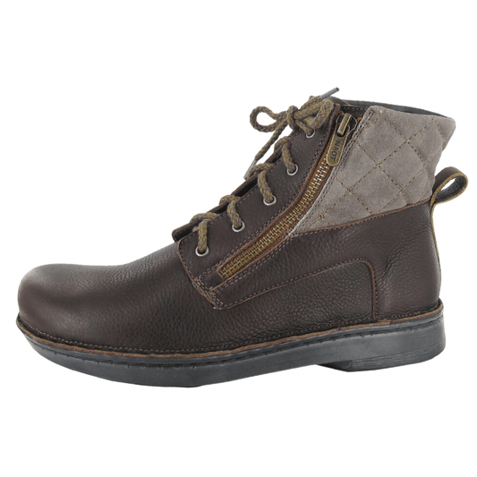 Castera | Leather/Suede | Soft Brown/Saddle Brown/Taupe Gray - Boot - Naot