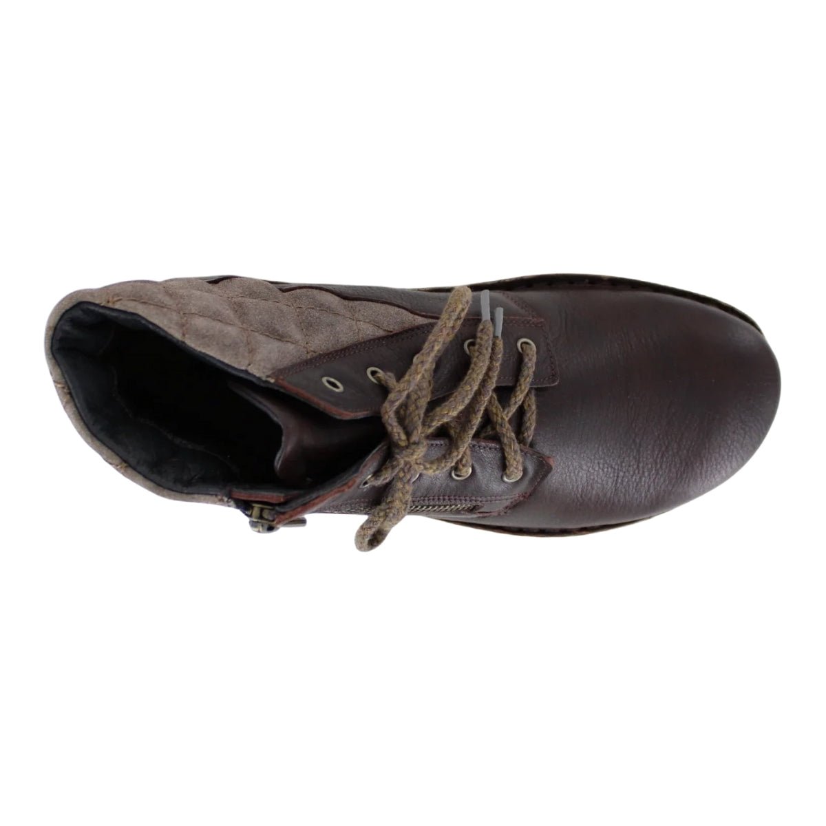 Castera | Leather/Suede | Soft Brown/Taupe Gray/Saddle Brown - Boot - Naot