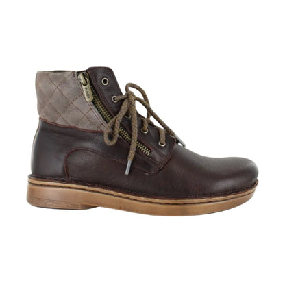 Castera | Leather/Suede | Soft Brown/Taupe Gray/Saddle Brown - Boot - Naot