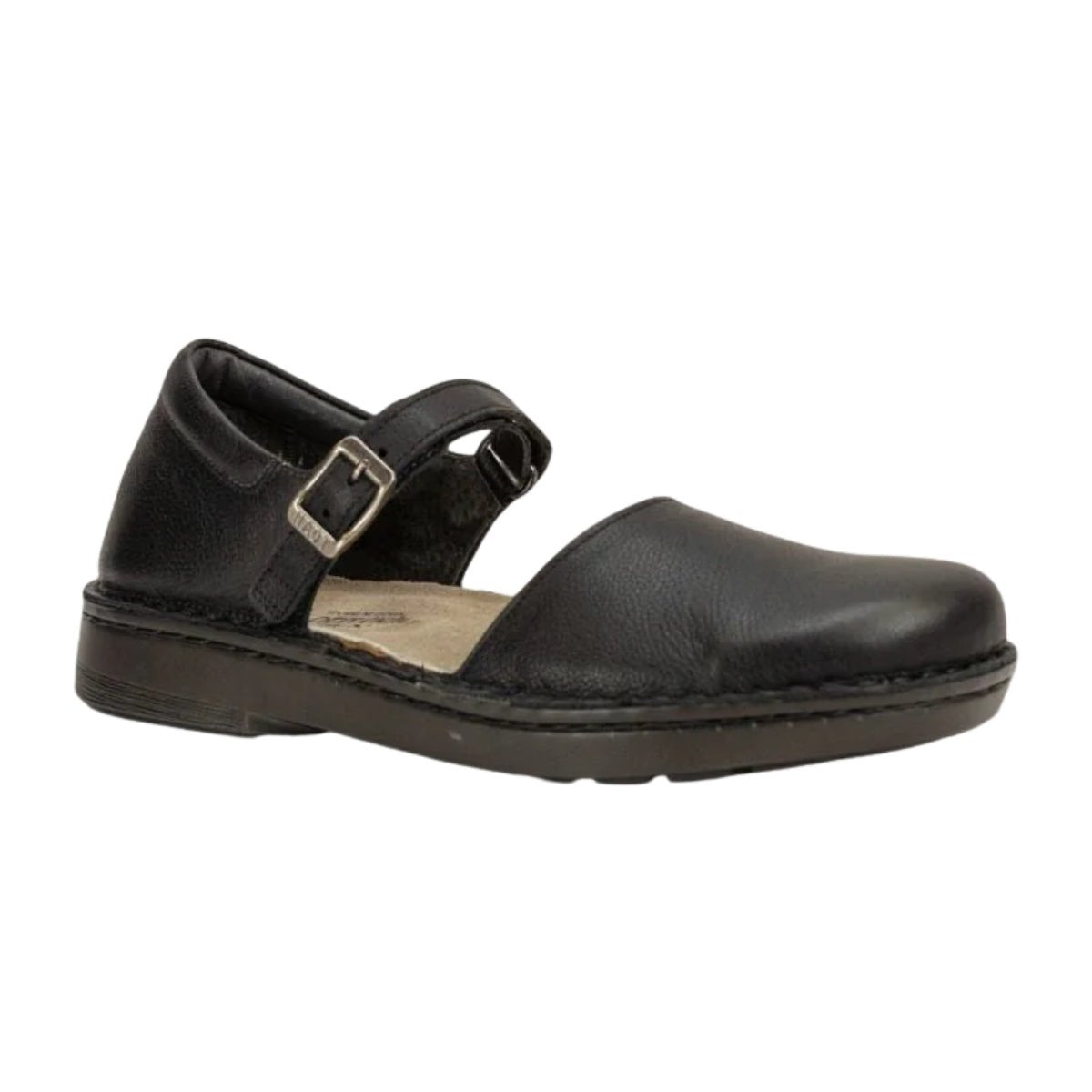 Catania | Leather | Soft Black - shoe - Naot