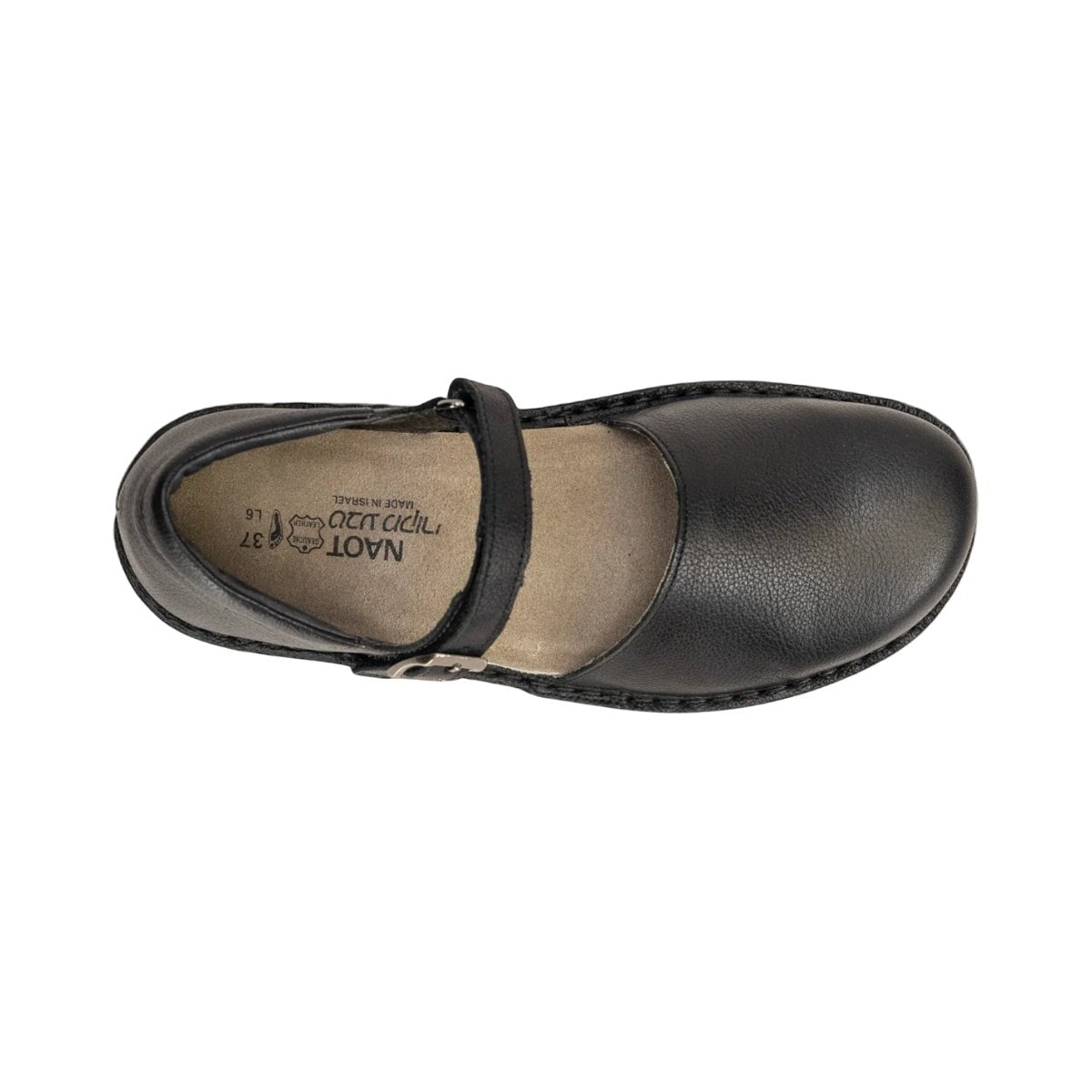 Catania | Leather | Soft Black - shoe - Naot