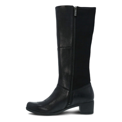 Celestine | Textile/Burnished Nubuck | Black - Boot - Dansko