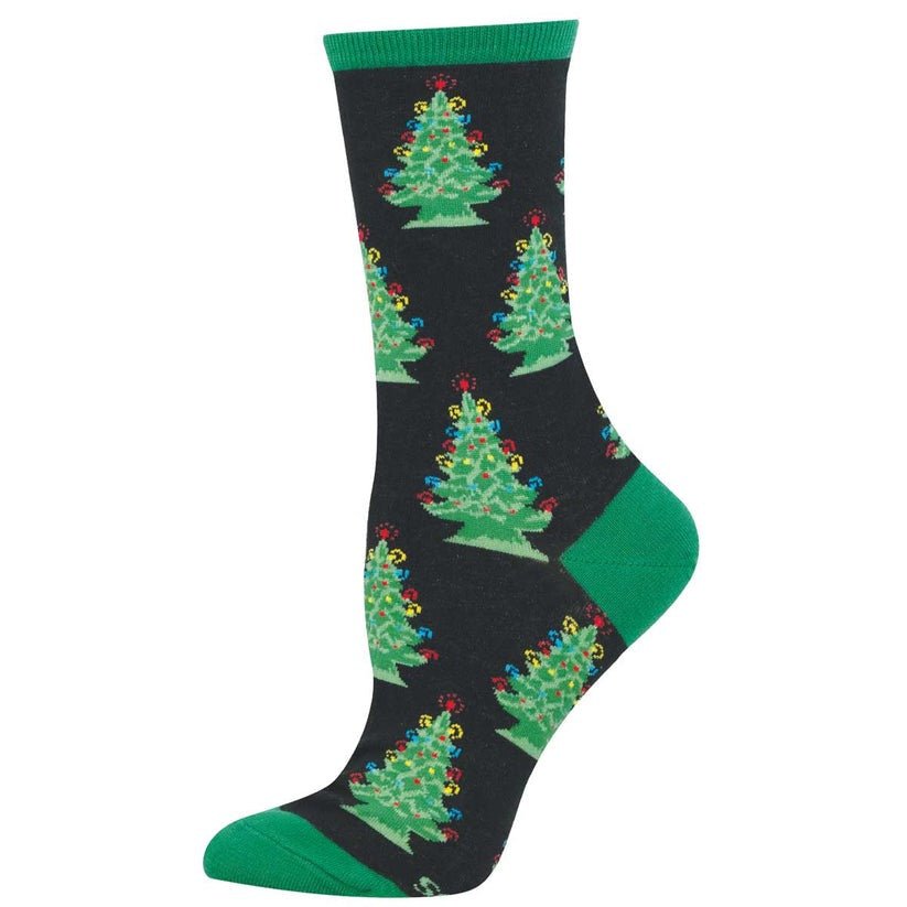 Ceramic Trees | Women | Black - socks - Socksmith
