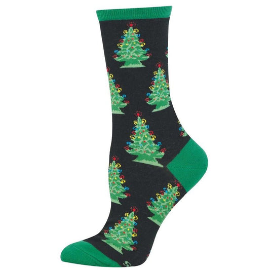 Ceramic Trees | Women | Black - socks - Socksmith