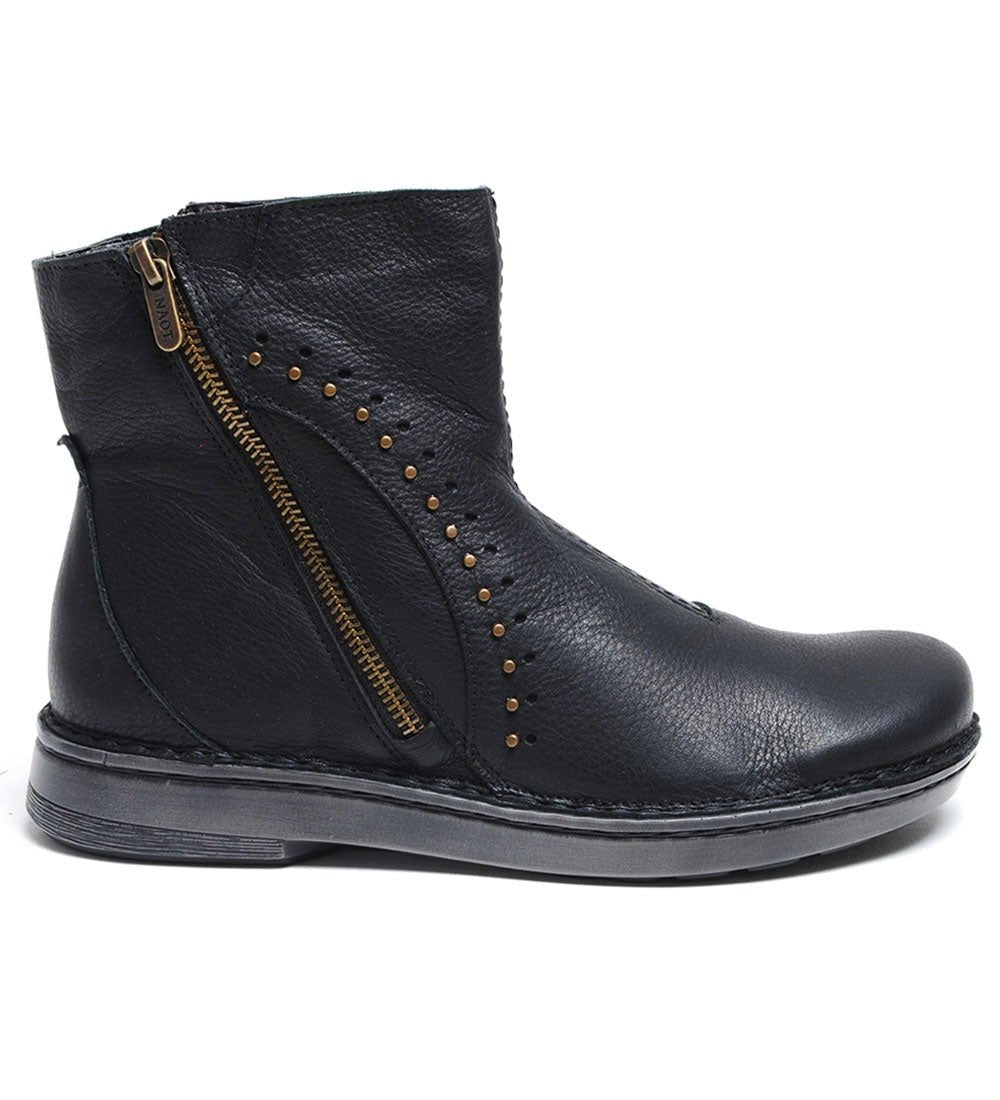 Cetona | Leather | Soft Black - Boot - Naot
