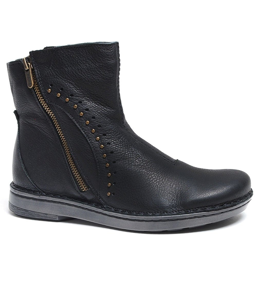 Cetona | Leather | Soft Black - Boot - Naot