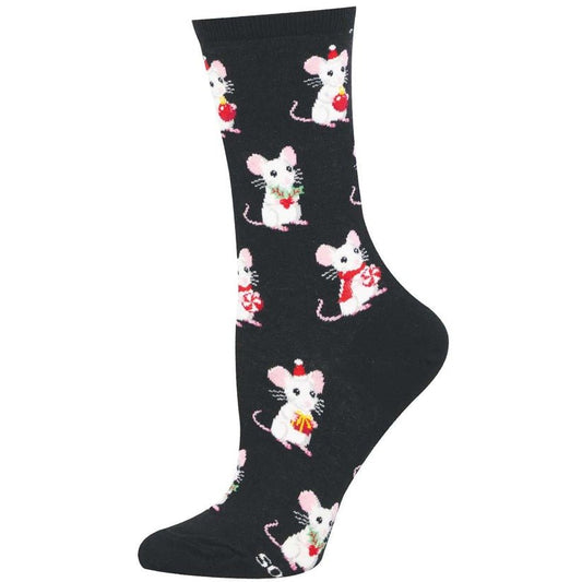 Christ-Mice | Women | Black - socks - Socksmith