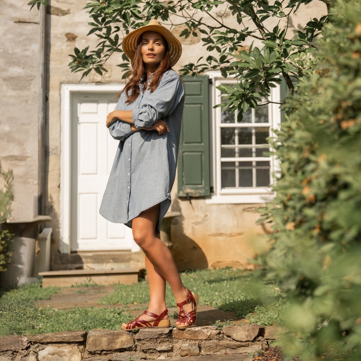 Christal | Leather | Plum - sandals - Dansko
