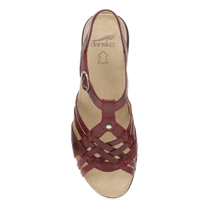 Christal | Leather | Plum - sandals - Dansko