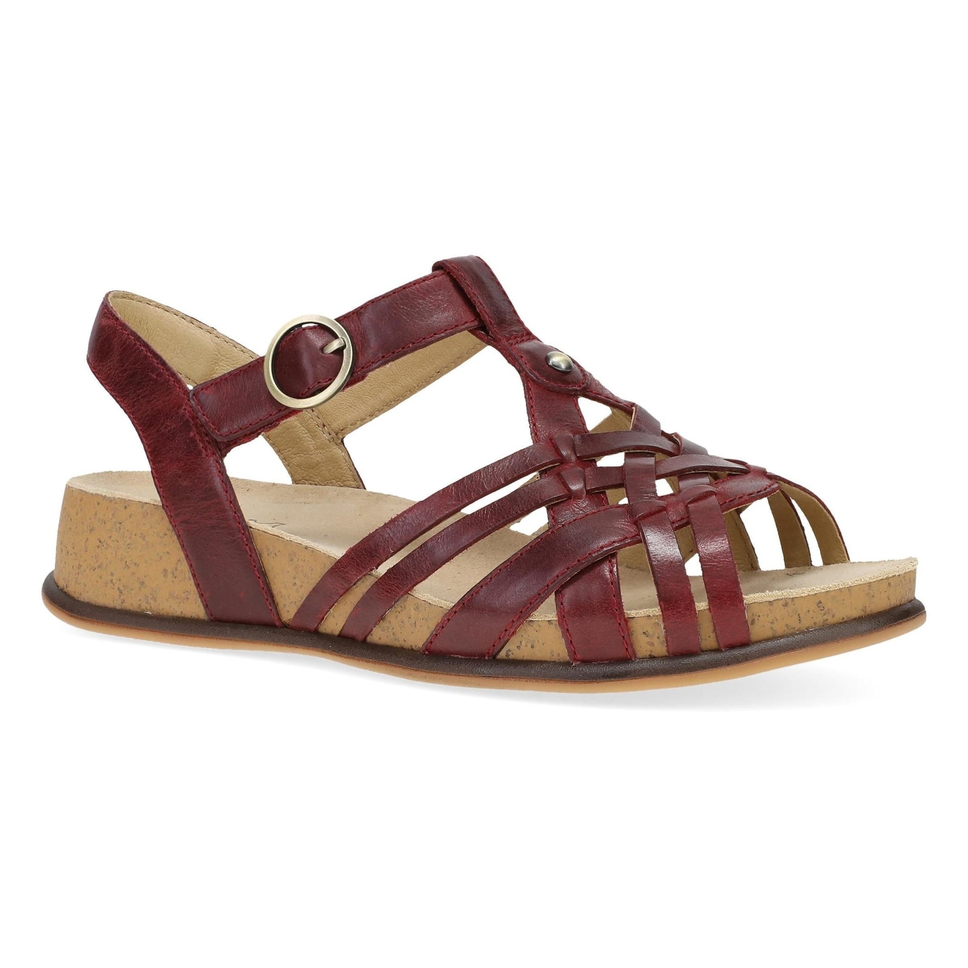 Christal | Leather | Plum - sandals - Dansko