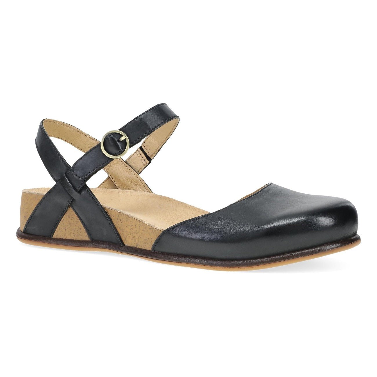 Christine | Burnished Nappa | Black - sandals - Dansko