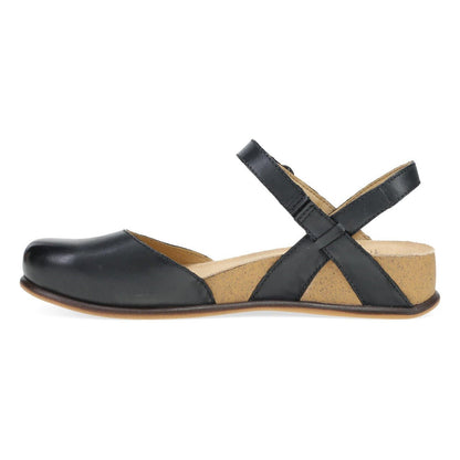 Christine | Burnished Nappa | Black - sandals - Dansko