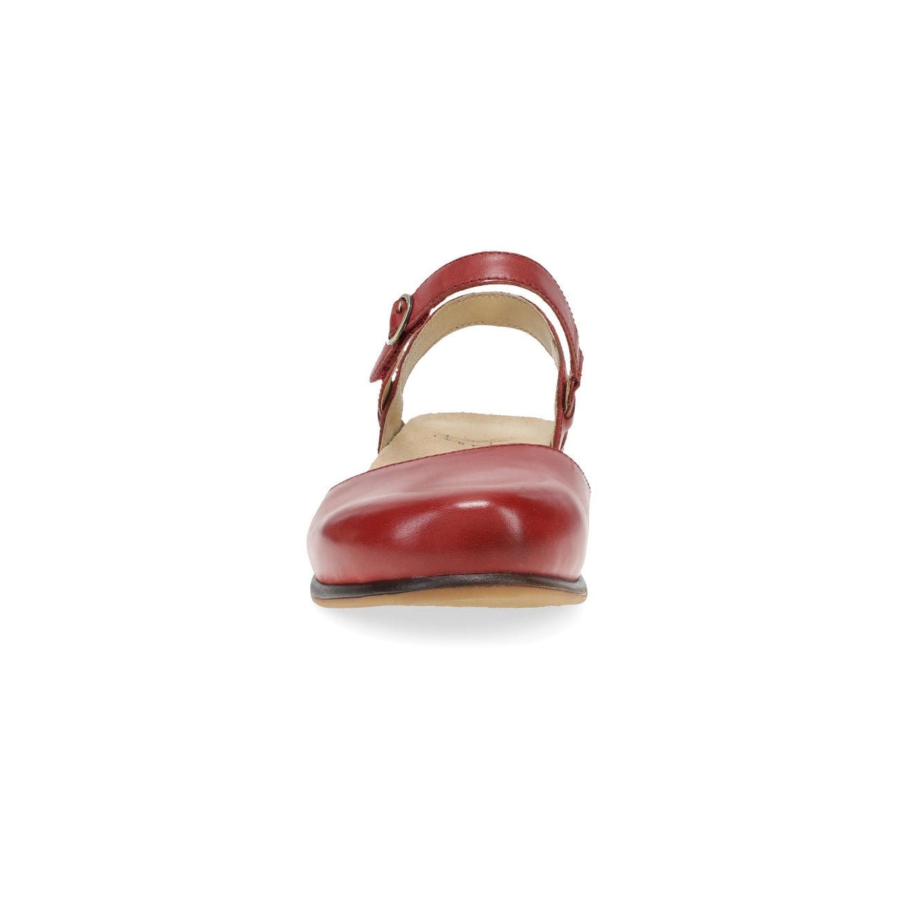 Christine | Burnished Nappa | Red - sandals - Dansko