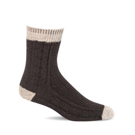 Chunky Cable | Women | Black - socks - Sockwell