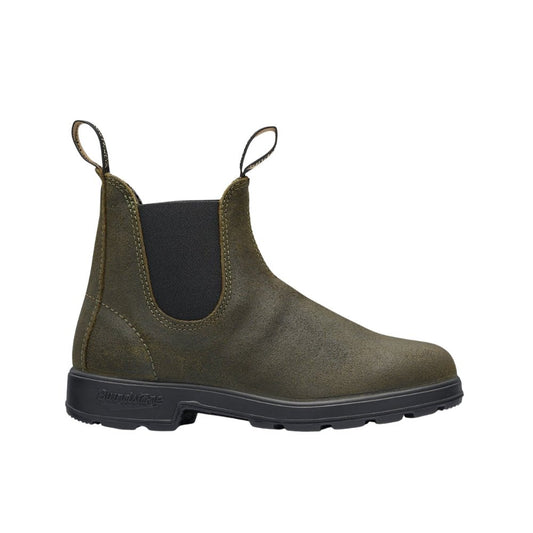 Classic 550 Chelsea Boot 1615 | Suede | Dark Olive - Boot - BLUNDSTONE