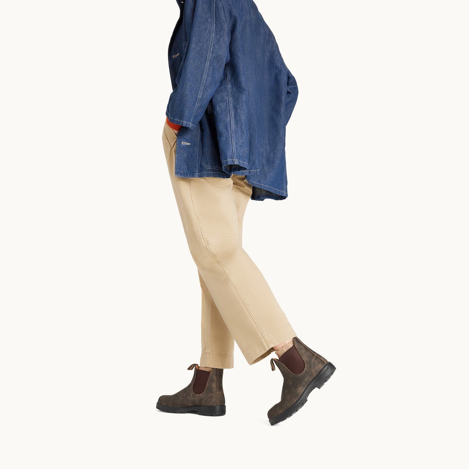 Classic 550 Chelsea Boot 585 | Leather | Rustic Brown - Boot - BLUNDSTONE