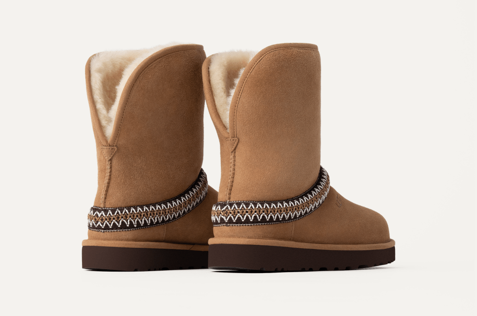 Classic Short Crescent | Women | Suede/Sheepskin | Chestnut - Boot - UGG