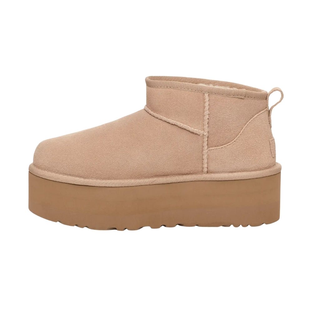 Classic Ultra Mini Platform | Women | Suede | Sand – Birkenstock