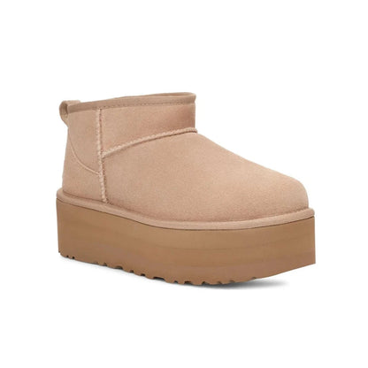 Classic Ultra Mini Platform | Women | Suede | Sand - Boot - UGG