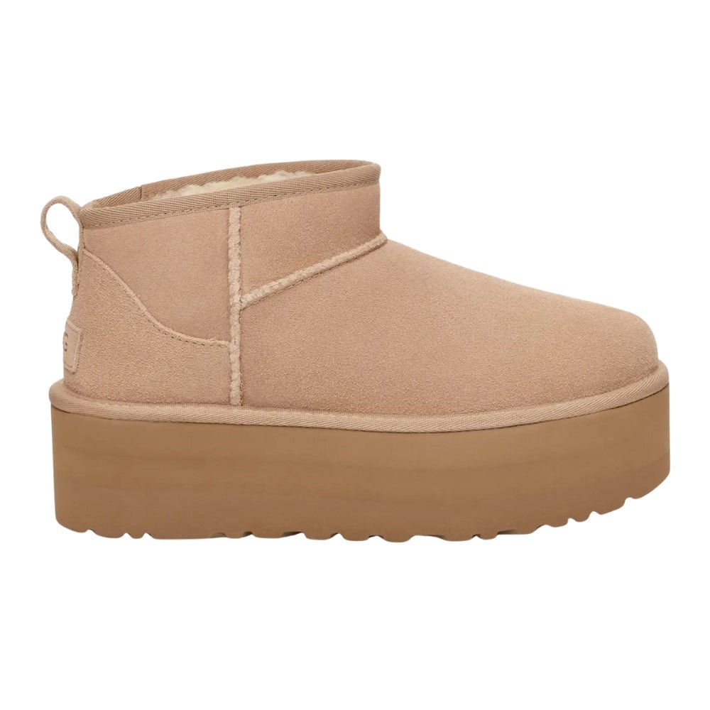 UGG 23.5 モカシン Classic Ultra Mini Platform | Women | Suede | Sand – Birkenstock
