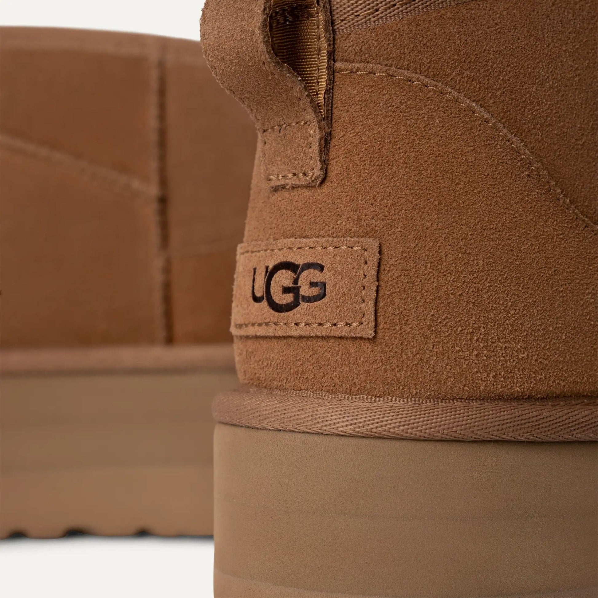 Classic Ultra Mini Platform | Women | Suede/Sheepskin | Chestnut - Boot - UGG