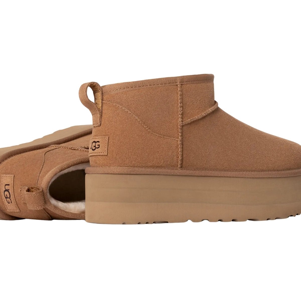 Classic Ultra Mini Platform | Women | Suede/Sheepskin | Chestnut - Boot - UGG