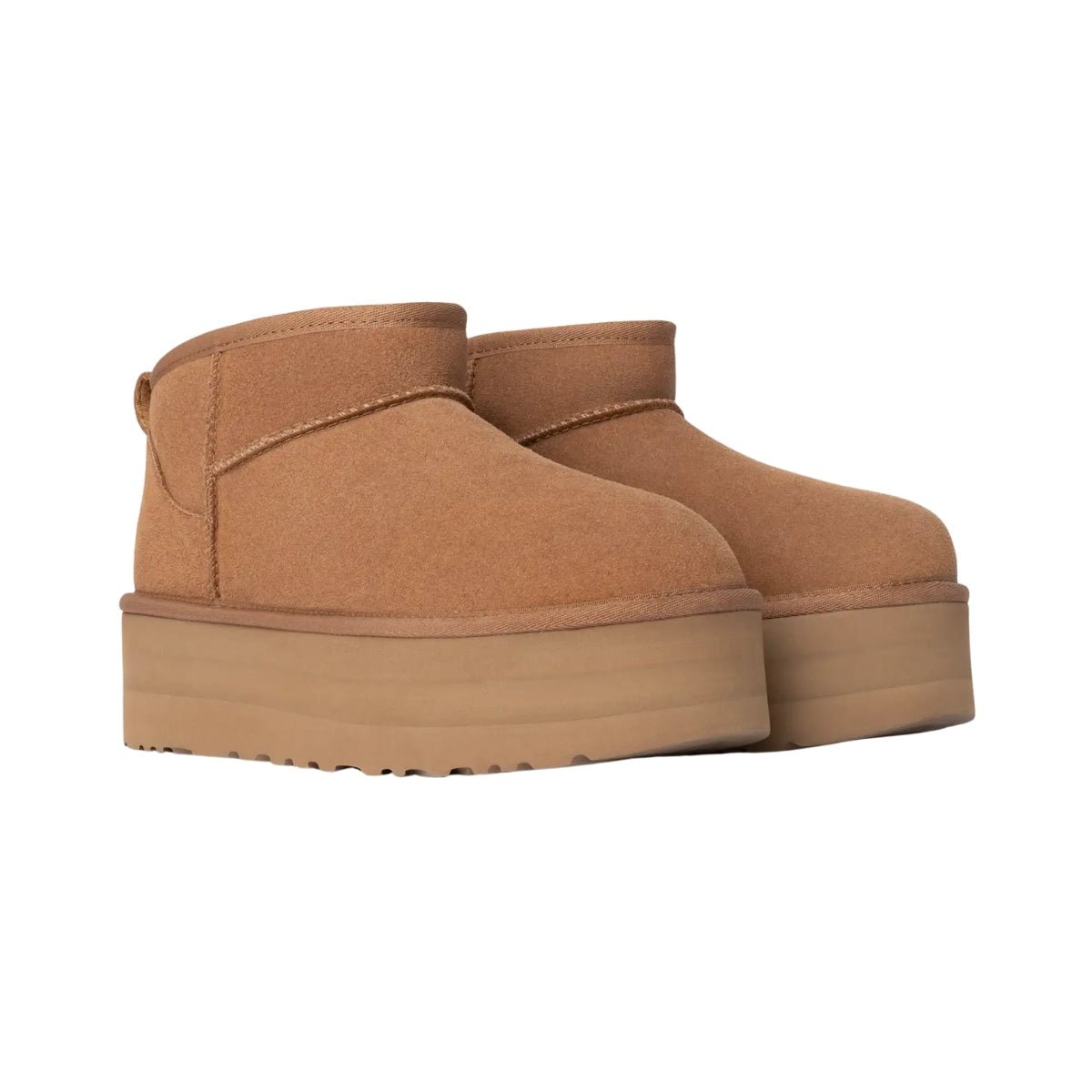 Classic Ultra Mini Platform | Women | Suede/Sheepskin | Chestnut - Boot - UGG
