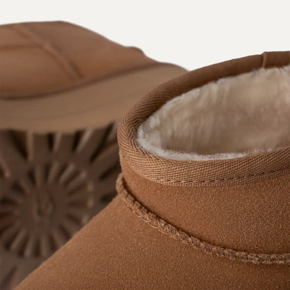 Classic Ultra Mini Platform | Women | Suede/Sheepskin | Chestnut - Boot - UGG