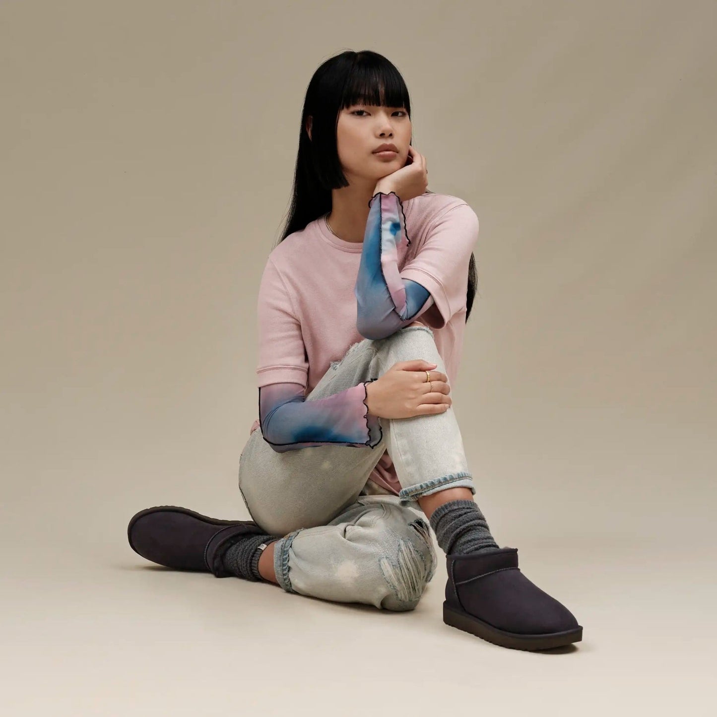 Classic Ultra Mini | Women | Suede | Black - Boot - UGG