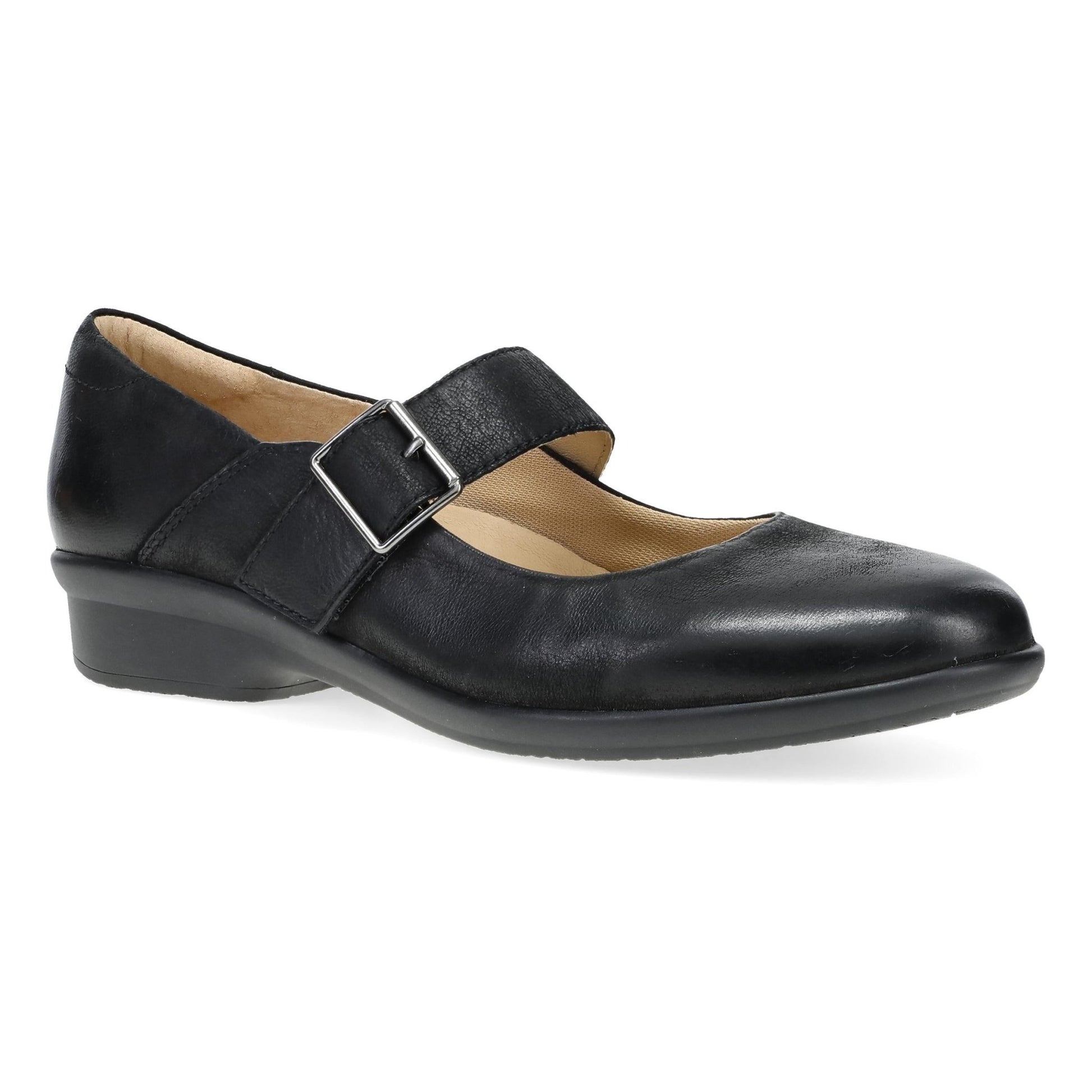 Collette | Burnished Nubuck | Black - Pump - Dansko