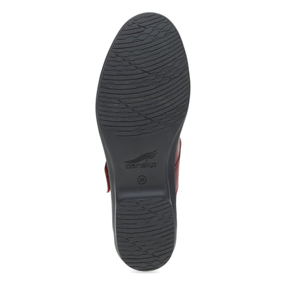 Collette | Burnished Nubuck | Red - shoe - Dansko
