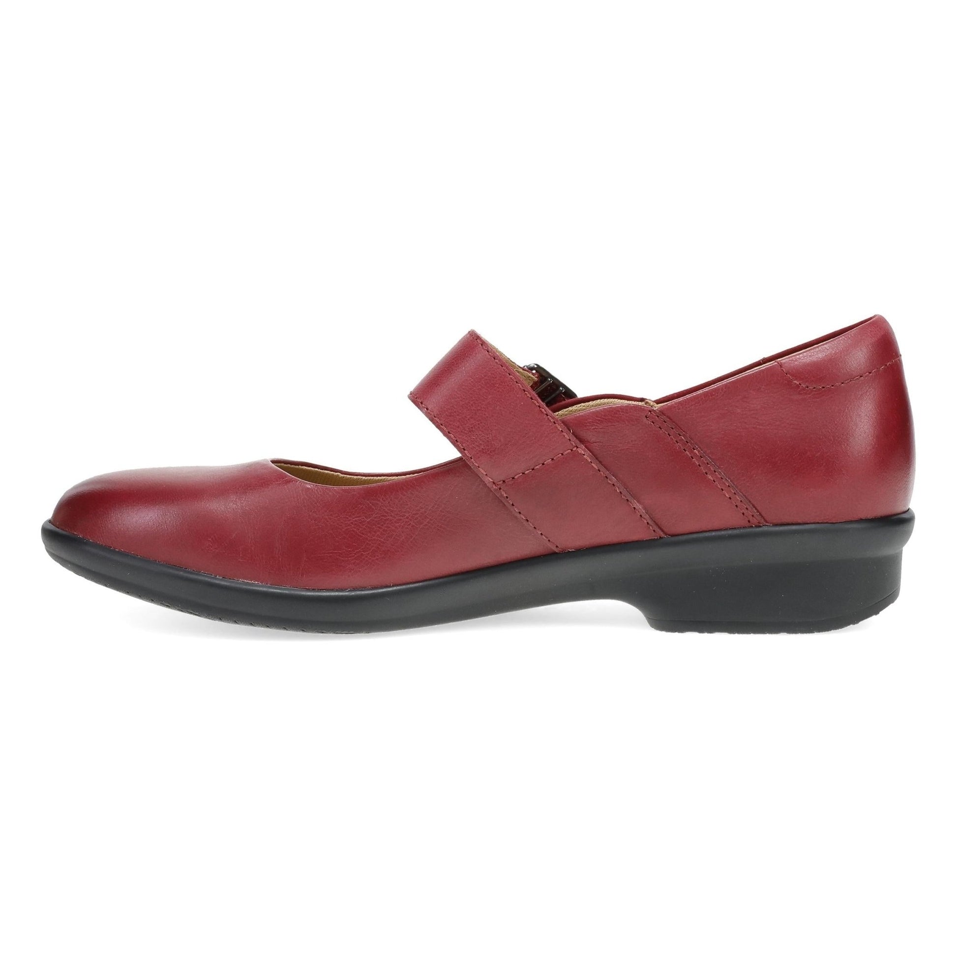Collette | Burnished Nubuck | Red - shoe - Dansko