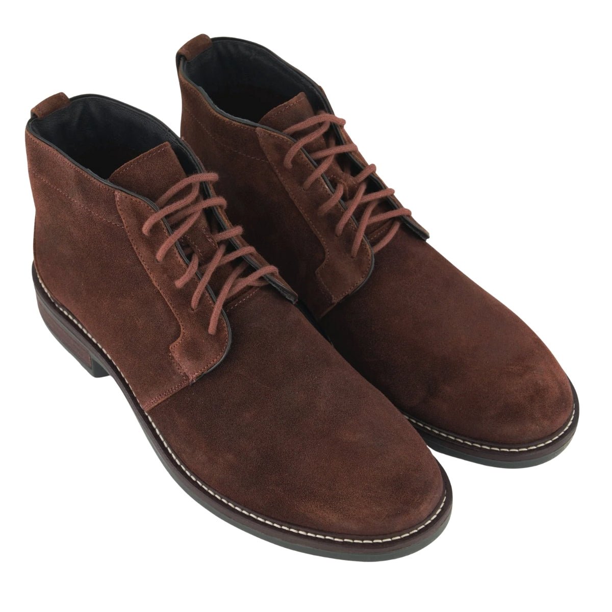Commander | Men | Suede | Seal Brown - Boot - Naot