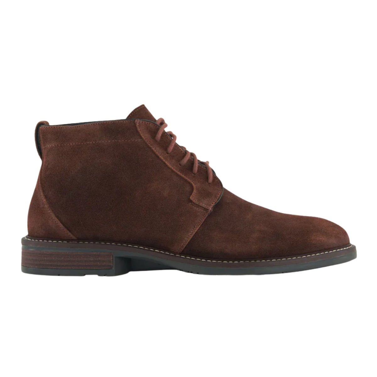 Commander | Men | Suede | Seal Brown - Boot - Naot