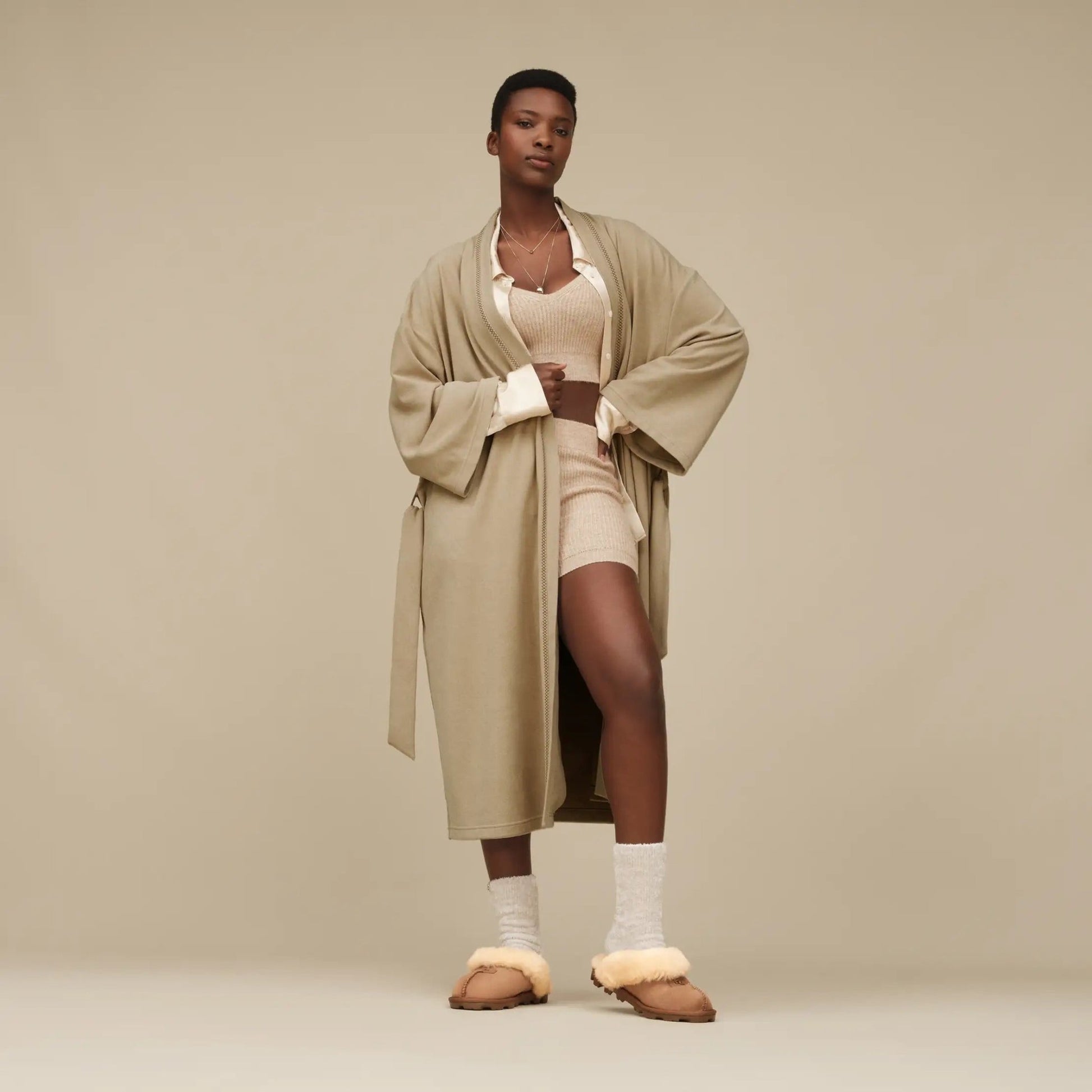 Coquette | Women | Suede/Sheepskin | Chestnut - Slipper - UGG