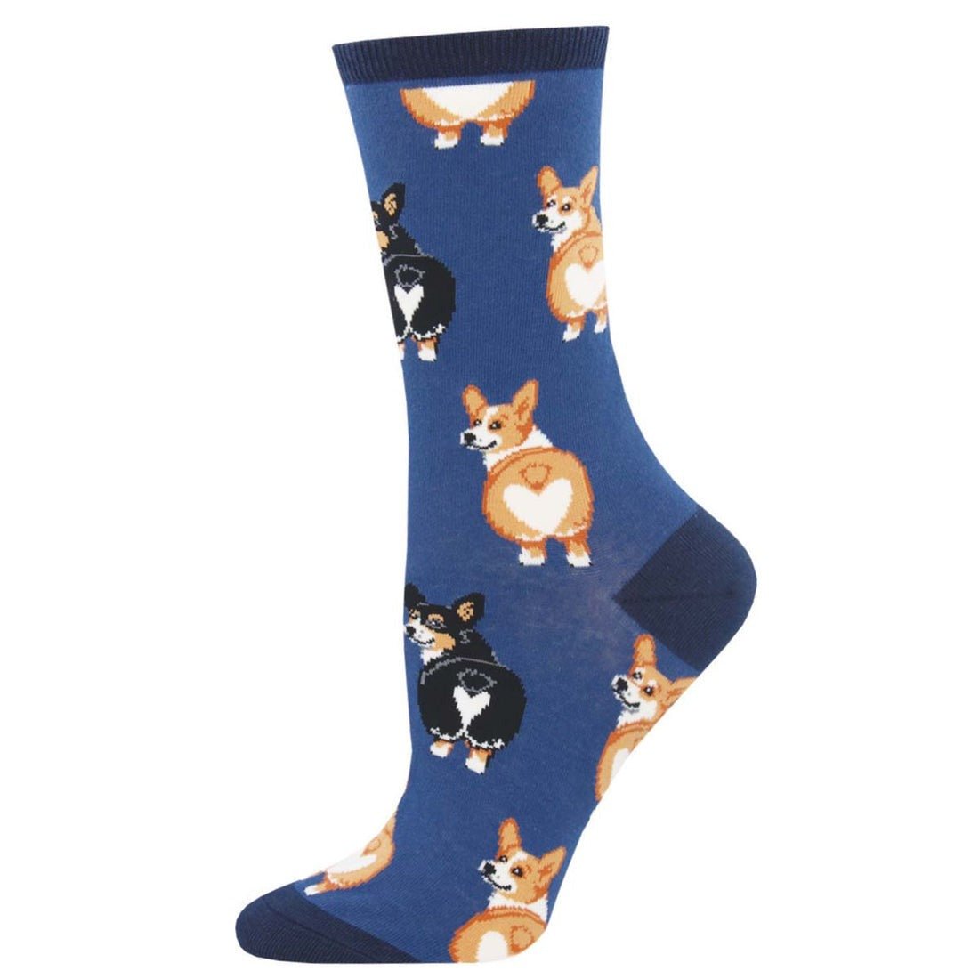 Corgi Butts | Women | Blue - socks - Socksmith