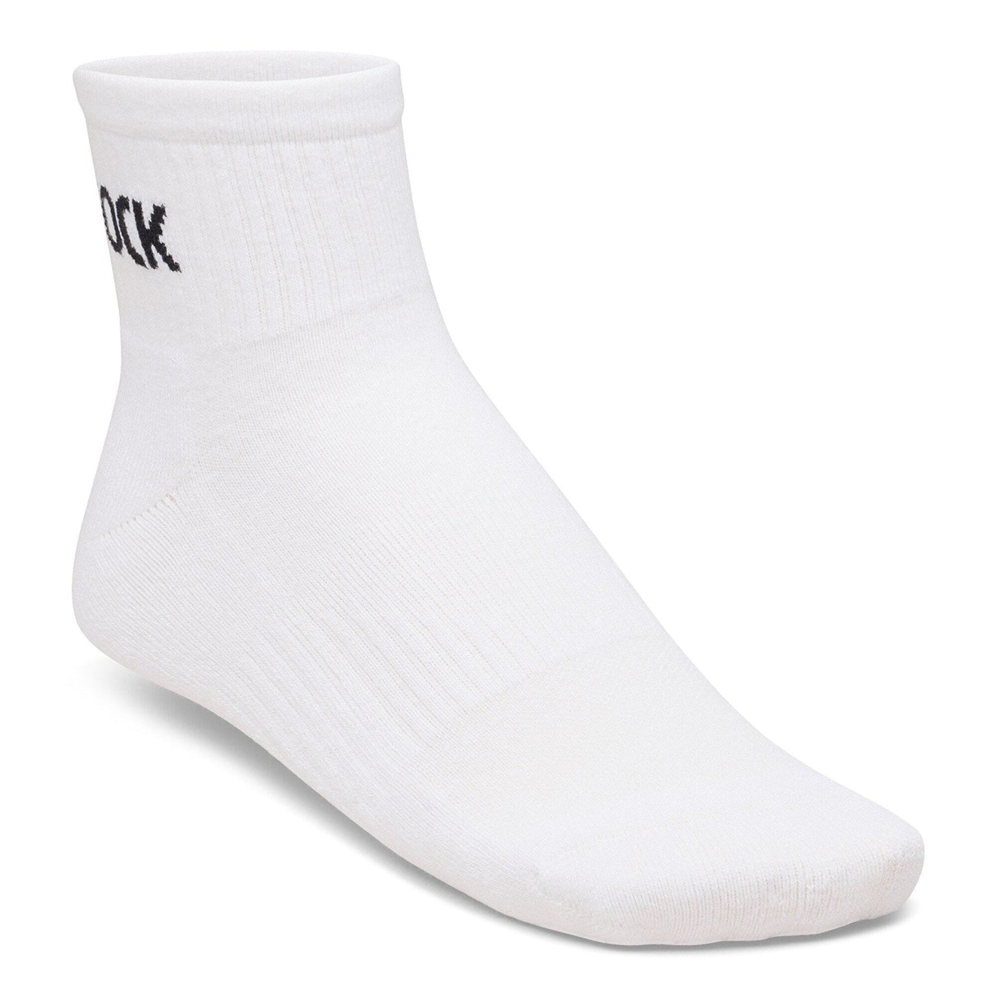 Cotton Crew Ankle Socks | White/Black - socks - Birkenstock
