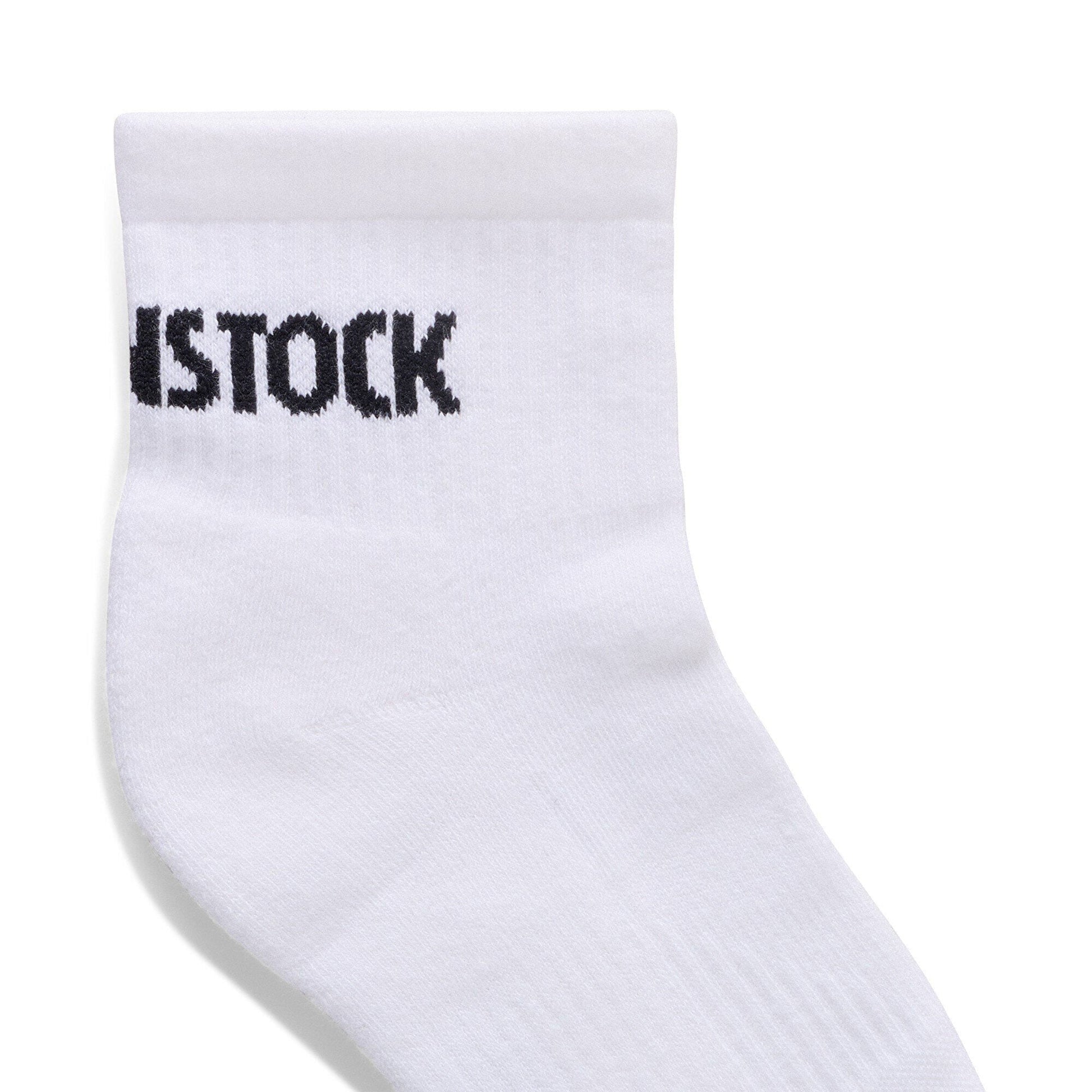Cotton Crew Ankle Socks | White/Black - socks - Birkenstock