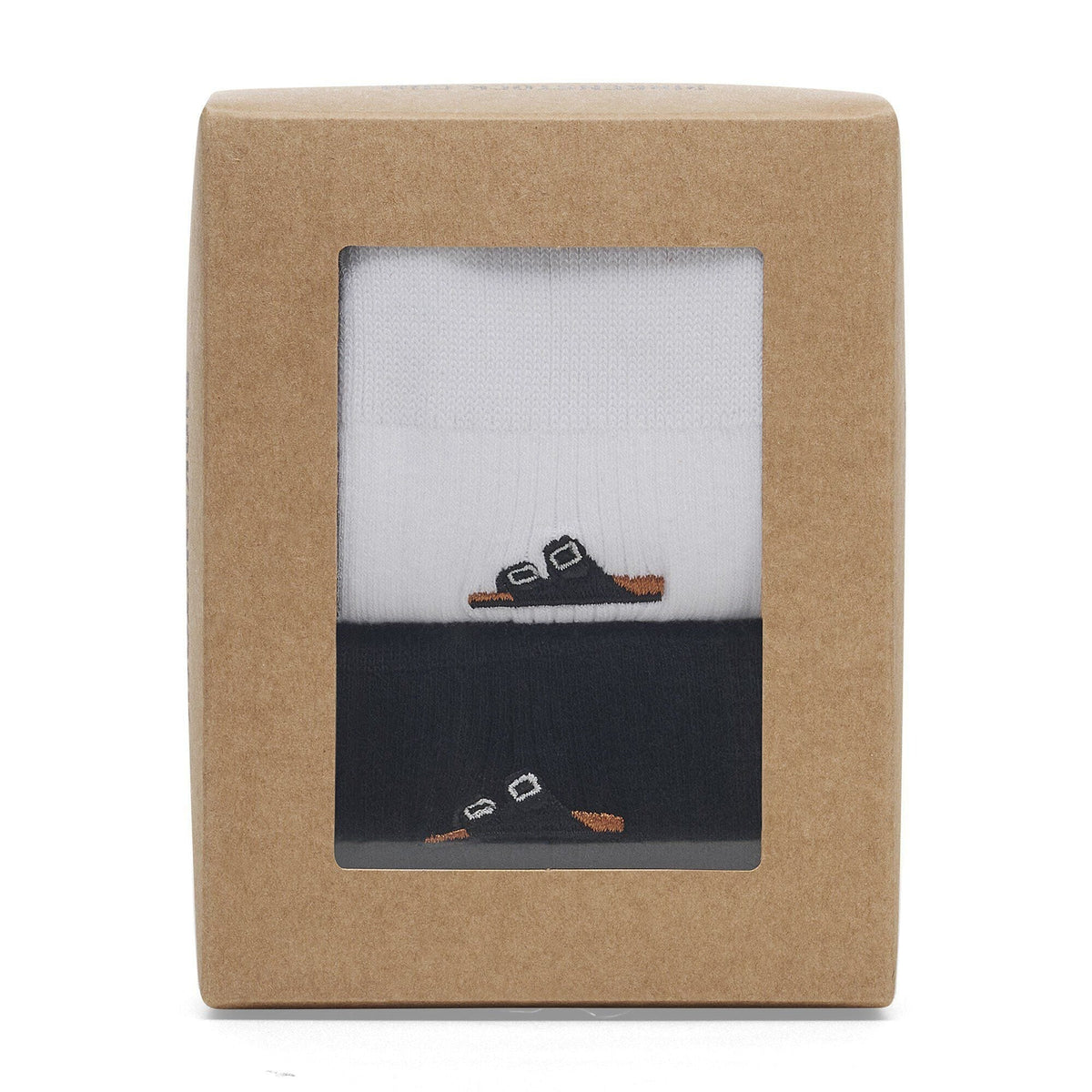 Cotton Ribbed Socks Multi Pack | White & Black - socks - Birkenstock