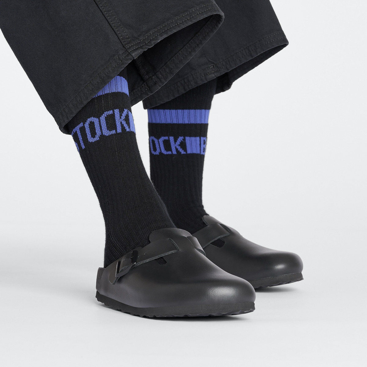 Cotton Tennis Socks | Black/Blue - socks - Birkenstock
